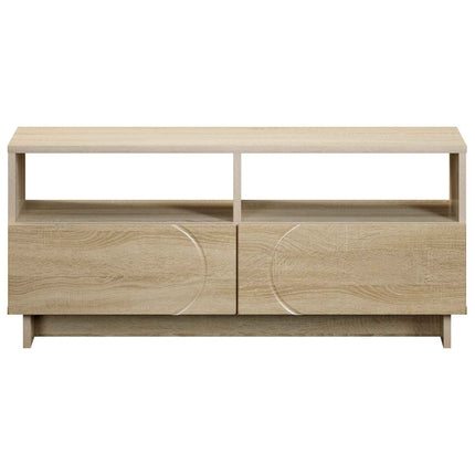TV-bord 90 x 34.5 x 40 cm Sonoma-eg Konstrueret træ