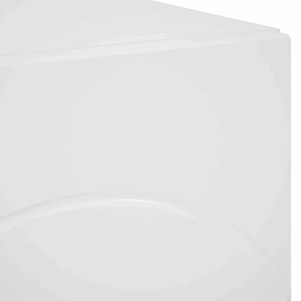 TV-bord 90 x 34.5 x 40 cm Hvid højglans Konstrueret træ