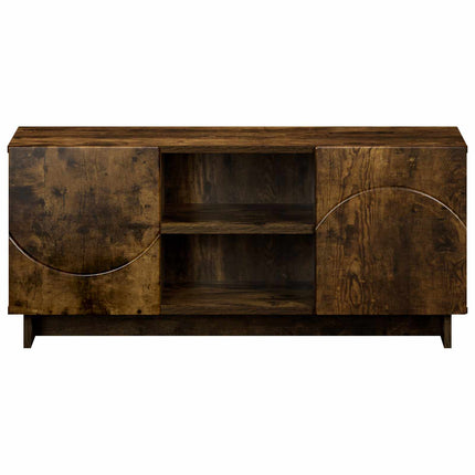 TV-bord 90 x 34.5 x 40 cm Røget eg Konstrueret træ