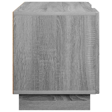 TV-bord 90 x 34.5 x 40 cm Grå Sonoma Konstrueret træ