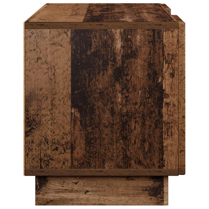 TV-bord 90 x 34.5 x 40 cm Gammelt træ Konstrueret træ