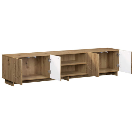 TV-bord 179,5 x 34,5 x 40 cm Artisan-eg Konstrueret træ