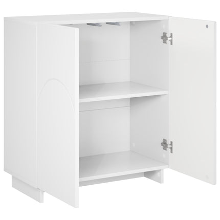 Skænk Hvid 67 x 34,5 x 75 cm Konstrueret træ