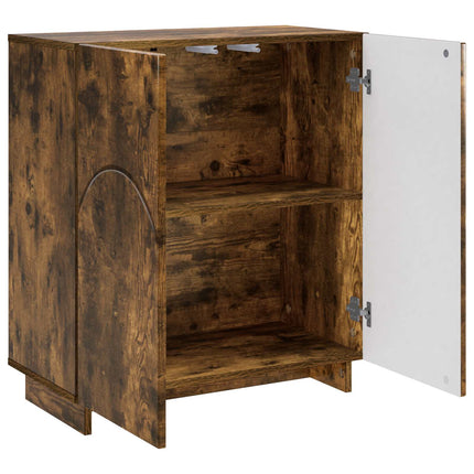 Skænk Røget eg 67 x 34,5 x 75 cm Konstrueret træ