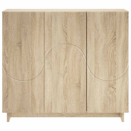 Sideboard Sonoma-eg 85.5 x 31 x 75 cm Konstrueret træ