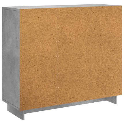 Sideboard Betongrå 85.5 x 31 x 75 cm Konstrueret træ
