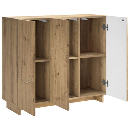 Sideboard Artisan-eg 85.5 x 31 x 75 cm Konstrueret træ