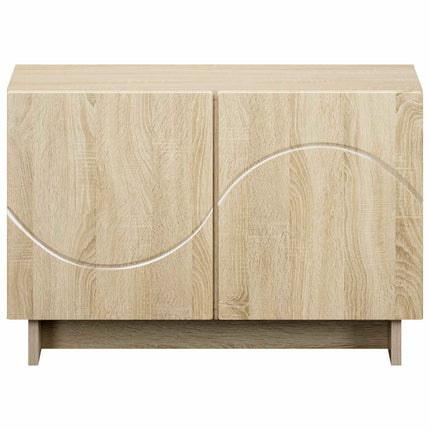 TV-bord 60 x 34.5 x 40 cm Sonoma-eg Konstrueret træ