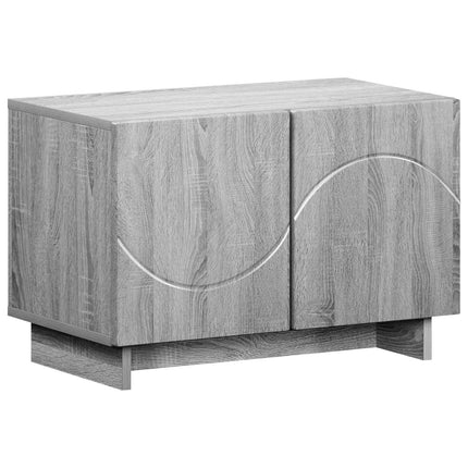 TV-bord 60 x 34.5 x 40 cm Grå Sonoma Konstrueret træ