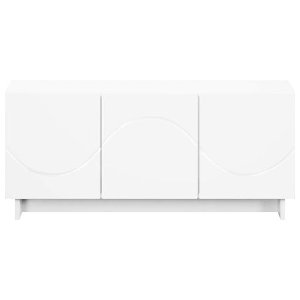 TV-bord 90 x 34.5 x 40 cm Hvid Konstrueret træ