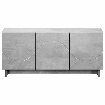 TV-bord 90 x 34.5 x 40 cm Betongrå Konstrueret træ