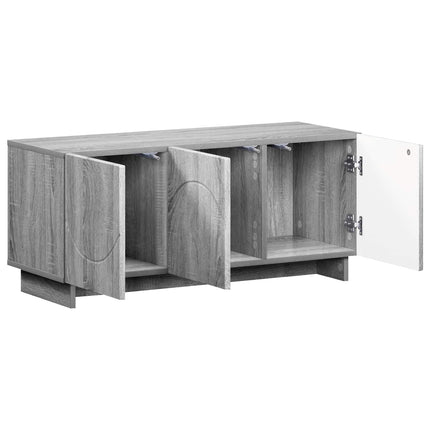 TV-bord 90 x 34.5 x 40 cm Grå Sonoma Konstrueret træ
