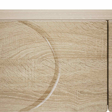 Konsolbord Sonoma-eg 96,5 x 38 x 75 cm Konstrueret træ