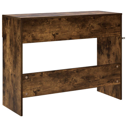 Konsolbord Røget eg 96,5 x 38 x 75 cm Konstrueret træ