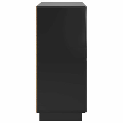 Skoskab 73 x 38 x 87,5 cm Konstrueret træ Sort