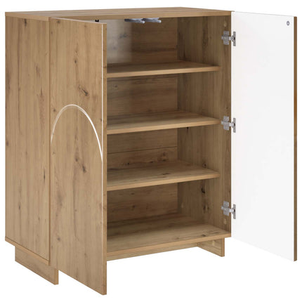 Skoskab 73 x 38 x 87,5 cm Konstrueret træ Artisan-eg