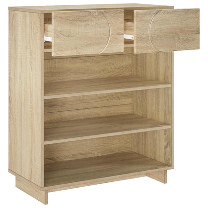 Skoskab 73 x 38 x 87,5 cm Konstrueret træ Sonoma-eg