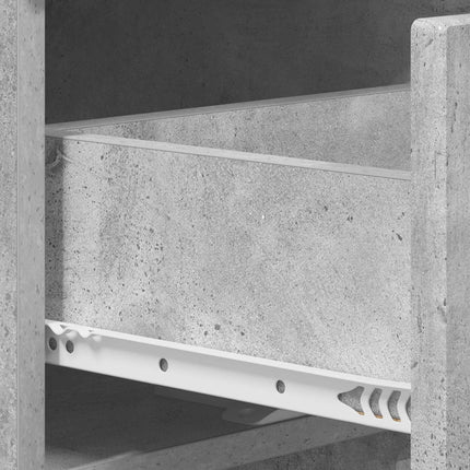 Skoskab 73 x 38 x 87,5 cm Konstrueret træ Betongrå