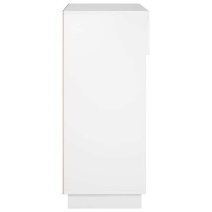 Skoskab 73 x 38 x 87,5 cm Konstrueret træ Hvid højglans