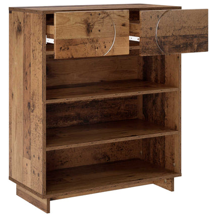 Skoskab 73 x 38 x 87,5 cm Konstrueret træ Gammelt træ