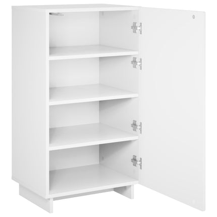 Sko skab 48 x 38 x 87,5 cm Konstrueret træ Hvid