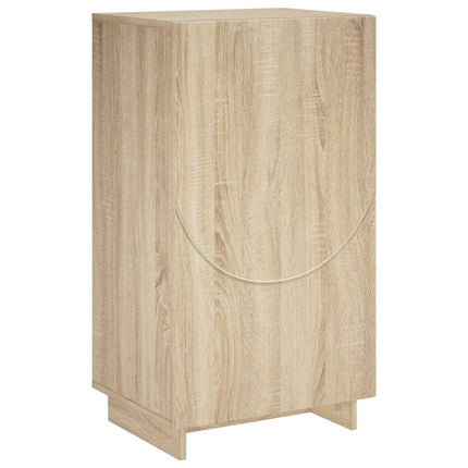 Sko skab 48 x 38 x 87,5 cm Konstrueret træ Sonoma-eg