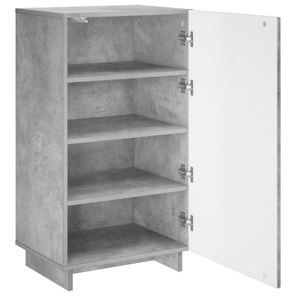 Sko skab 48 x 38 x 87,5 cm Konstrueret træ Betongrå