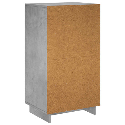 Sko skab 48 x 38 x 87,5 cm Konstrueret træ Betongrå