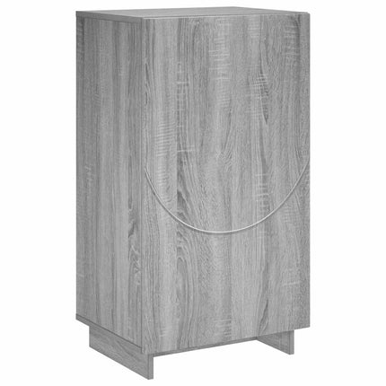 Sko skab 48 x 38 x 87,5 cm Konstrueret træ Grå Sonoma