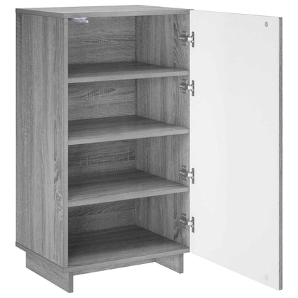 Sko skab 48 x 38 x 87,5 cm Konstrueret træ Grå Sonoma