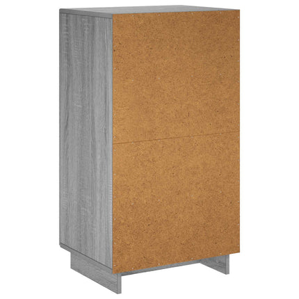 Sko skab 48 x 38 x 87,5 cm Konstrueret træ Grå Sonoma
