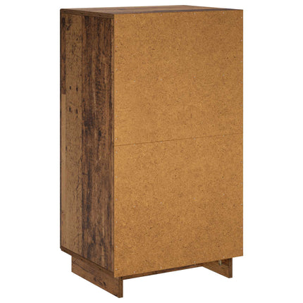 Sko skab 48 x 38 x 87,5 cm Konstrueret træ Gammelt træ