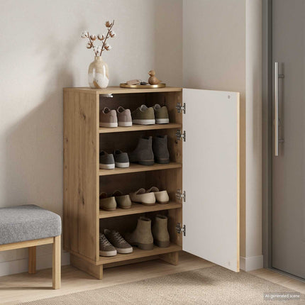 Sko skab 48 x 38 x 87,5 cm Konstrueret træ Artisan-eg