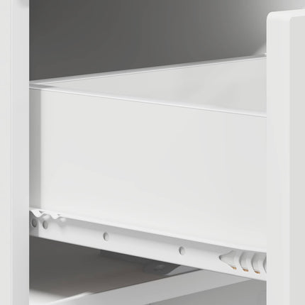 Sko skab 48 x 38 x 87,5 cm Konstrueret træ Hvid