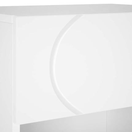 Sko skab 48 x 38 x 87,5 cm Konstrueret træ Hvid
