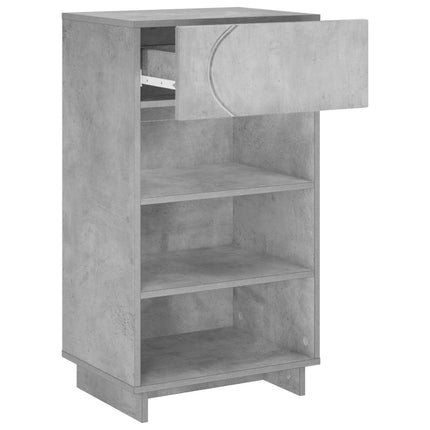 Sko skab 48 x 38 x 87,5 cm Konstrueret træ Betongrå