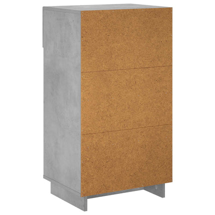 Sko skab 48 x 38 x 87,5 cm Konstrueret træ Betongrå