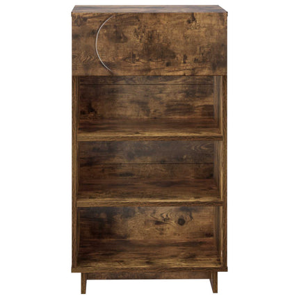 Sko skab 48 x 38 x 87,5 cm Konstrueret træ Røget eg