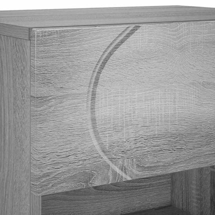 Sko skab 48 x 38 x 87,5 cm Konstrueret træ Grå Sonoma