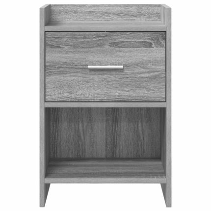 Sengeborde 2 pcs Grå Sonoma 40 x 30 x 60 cm Konstrueret træ