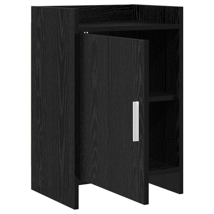 Sengeborde 2 pcs Sort eg 40 x 30 x 60 cm Konstrueret træ