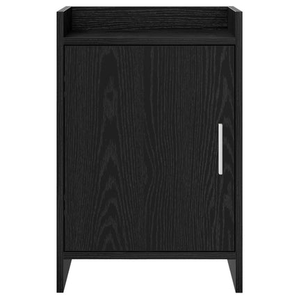 Sengeborde 2 pcs Sort eg 40 x 30 x 60 cm Konstrueret træ
