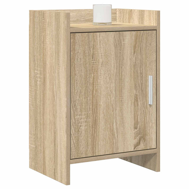 Sengeborde 2 pcs Sonoma-eg 40 x 30 x 60 cm Konstrueret træ