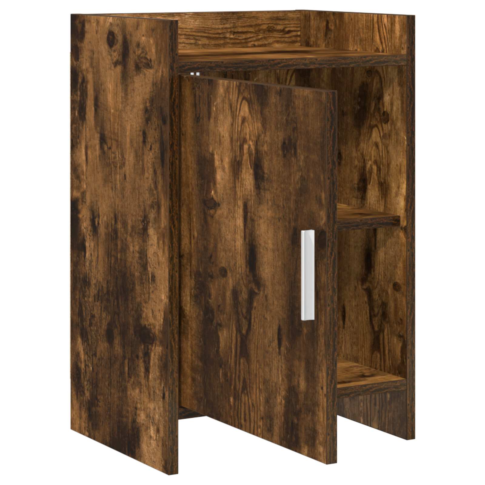 Sengeborde 2 pcs Røget eg 40 x 30 x 60 cm Konstrueret træ