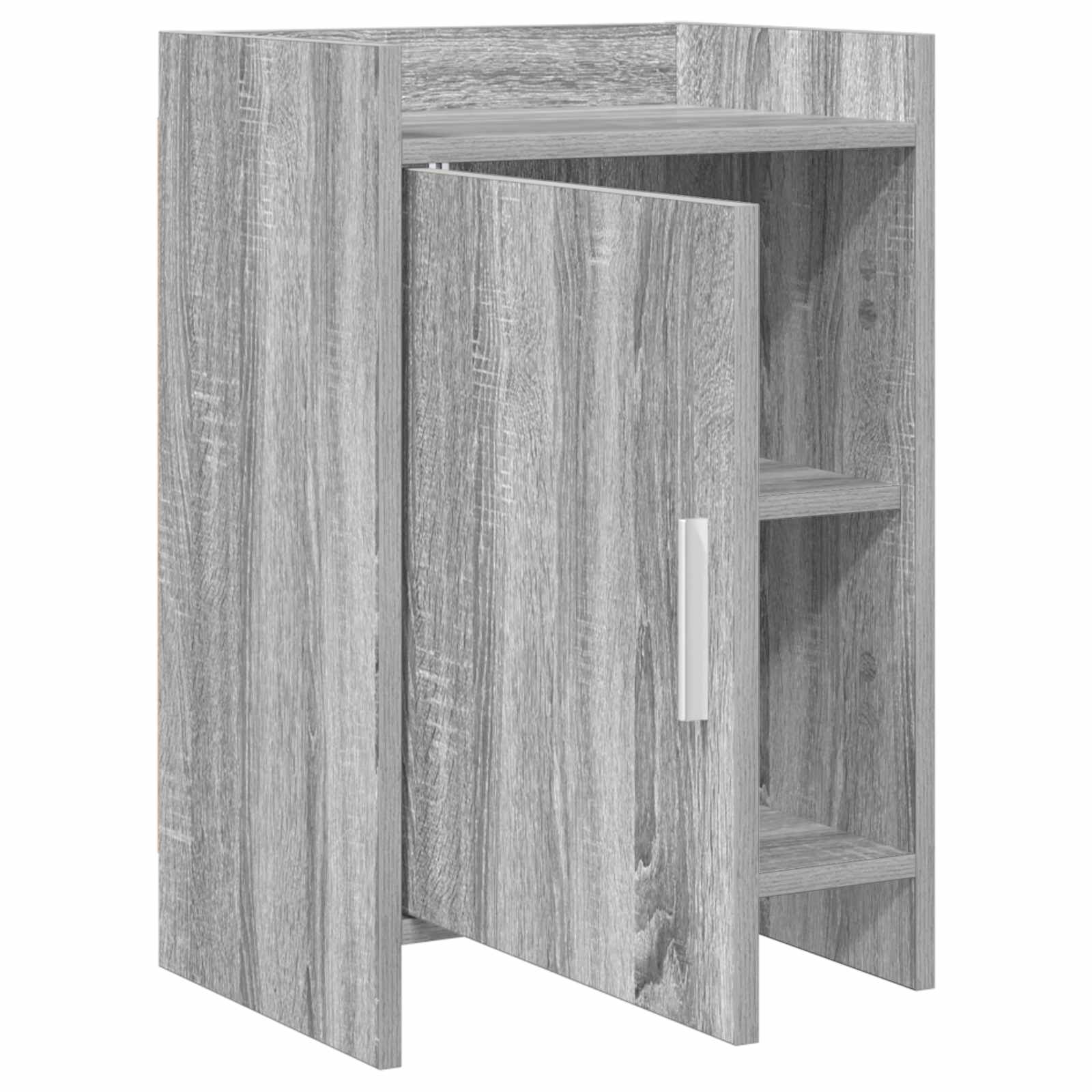 Sengeborde 2 pcs Grå Sonoma 40 x 30 x 60 cm Konstrueret træ