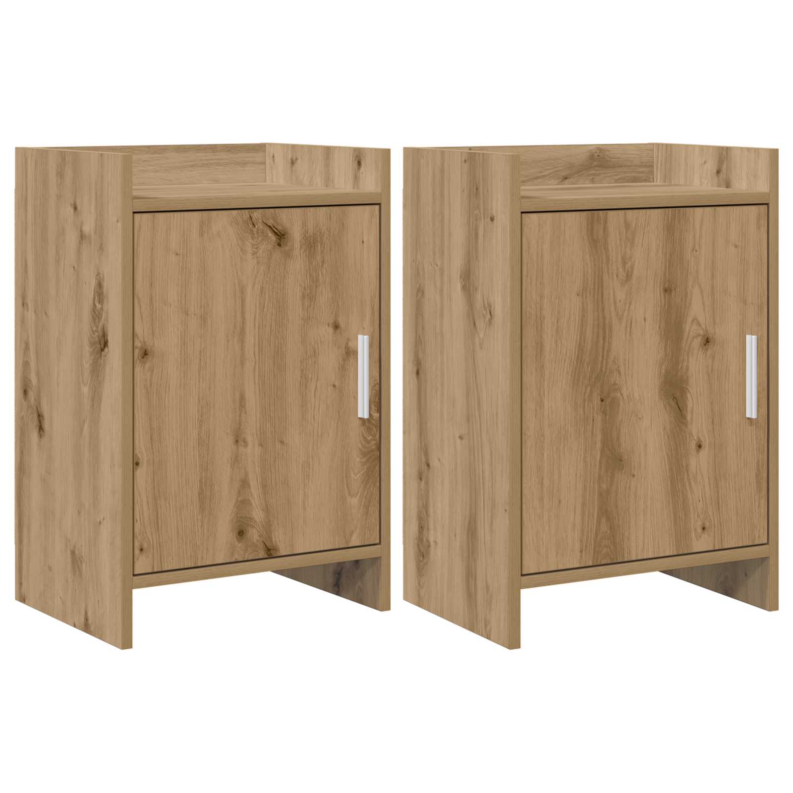 Sengeborde 2 pcs Artisan-eg 40 x 30 x 60 cm Konstrueret træ