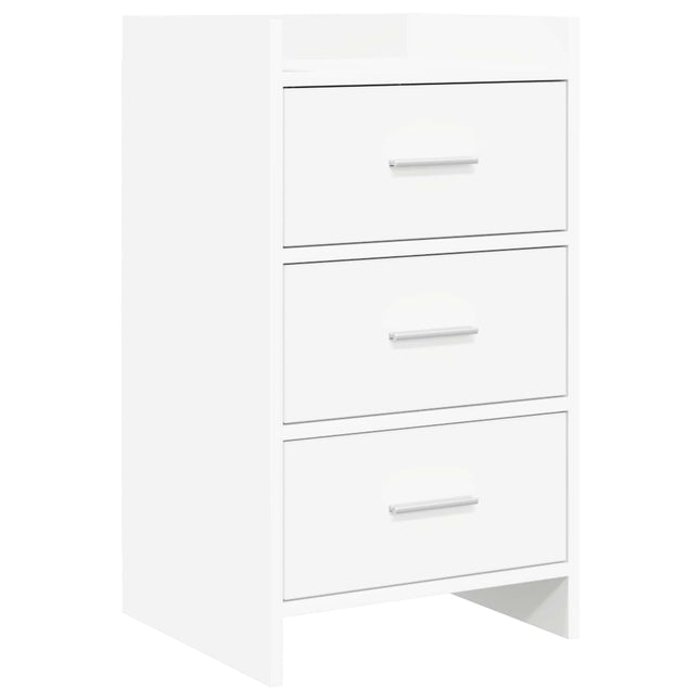 Sengeborde Hvid 40 x 36 x 70 cm Konstrueret træ