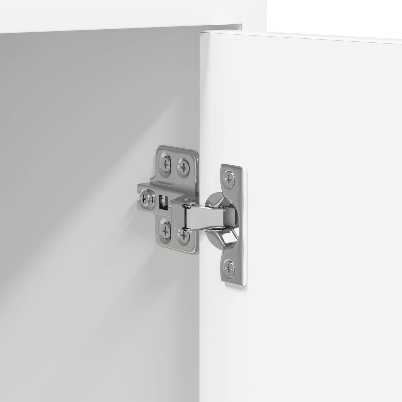 Sengeborde 2 pcs Hvid 40 x 36 x 60 cm Konstrueret træ