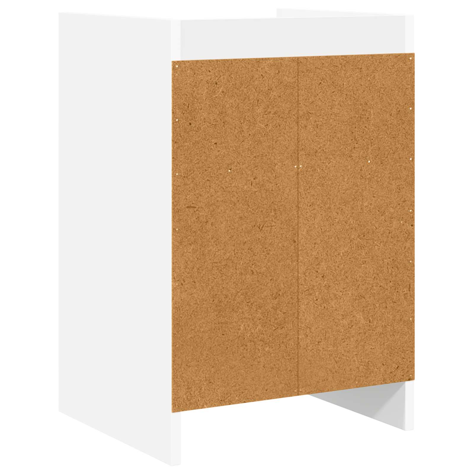 Sengeborde 2 pcs Hvid 40 x 36 x 60 cm Konstrueret træ