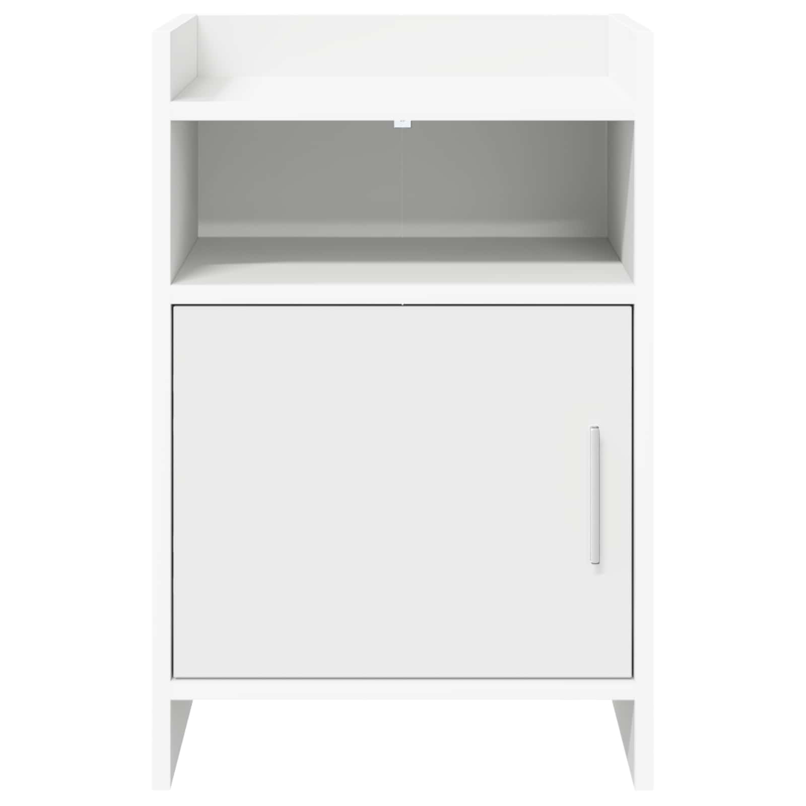 Sengeborde 2 pcs Hvid 40 x 36 x 60 cm Konstrueret træ